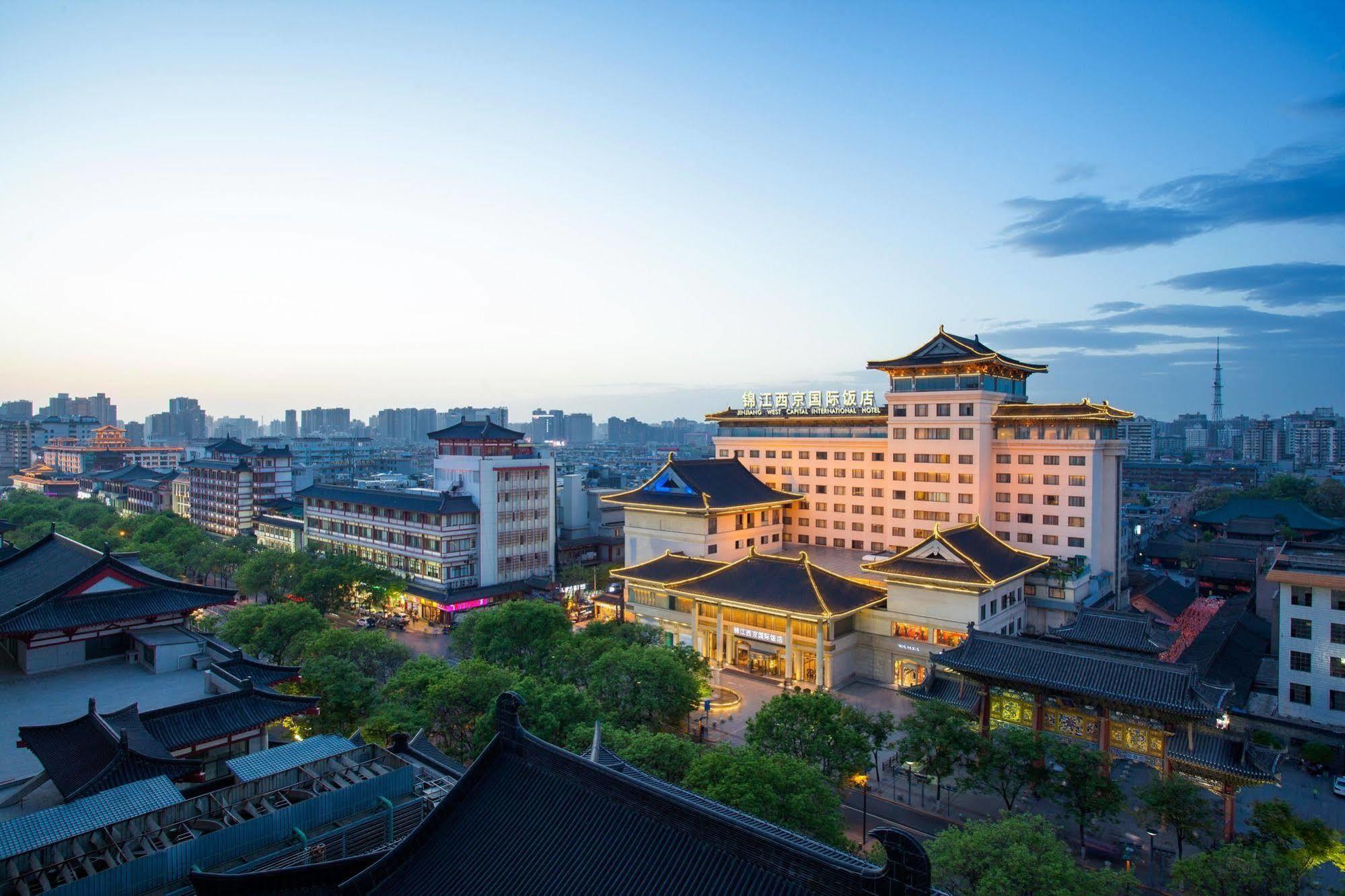 Jin Jiang West Capital International Hotel The Bell And Drum Tower Muslim Quarter & Metro Line 6 & Indoor Swimming Pool & Self-Service Free Laundry Room Xi'an  Luaran gambar